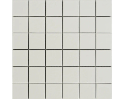 Mozaic ceramic Mirava alb mat 29,8x29,8 cm