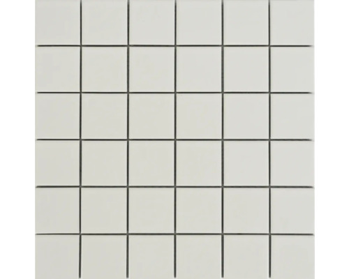 Mozaic ceramic MIRAVA alb mat 29,8x29,8 cm Placă de mozaic cu model pătrat