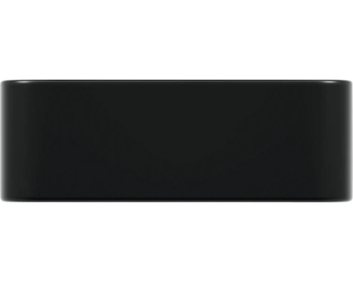 Carcasă dreptunghiulară neagră din plastic