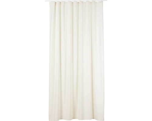 Draperie catifea cu rejansă multifuncțională Roma crem 140x260 cm Cortină din material textil cu sistem de suspensie