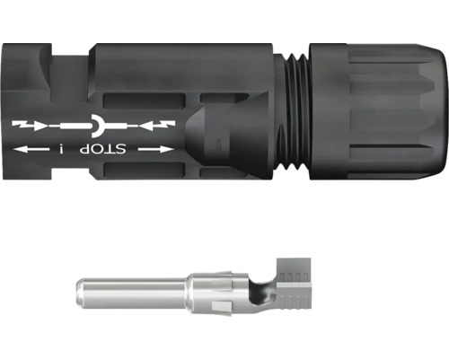 Conector cu știft de contact pentru cabluri electrice