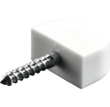 Protecție colț din plastic cu șurub