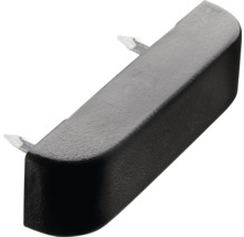 Buton de mobilă negru din plastic cu știfturi de fixare