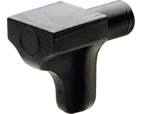 Suport cu cui Hettich cu pin 5mm plastic negru Suport poliță din metal