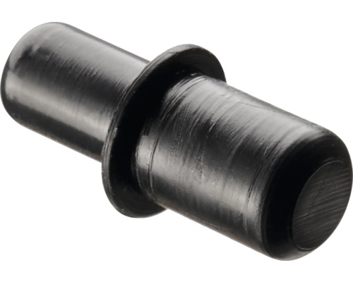 Suport cu cui Hettich 5/6mm plastic negru Diblă din plastic negru