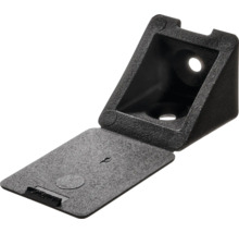 Unghi din plastic cu capac și găuri