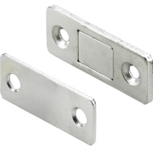 Închizătoare magnetică din metal cu orificii de fixare