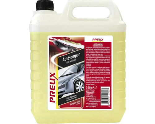 Soluție curățat auto Prelix 5L, utilizare manuală Bidon cu 5 litri de șampon auto pentru spălare manuală