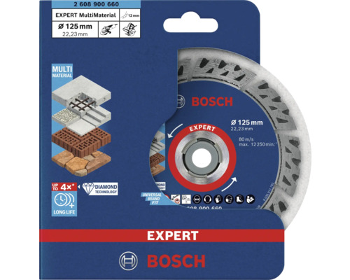 Disc diamantat Bosch Ø125x22,23x2,2x12 mm