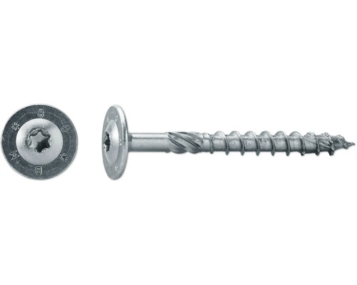 Șuruburi pentru lemn cu cap semibombat Torx Dresselhaus JD-Plus 8x140mm oțel zincat 50 piese Şurub pentru lemn cu cap lenticular și antrenare Torx