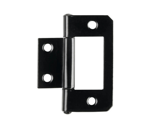 Balamală din metal cu găuri pentru șuruburi