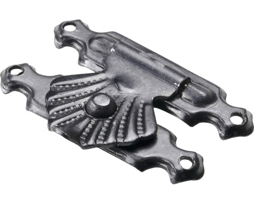 Încuietoare cutie 25,5x18mm Hettich, oțel negru Element de fixare oblon metalic