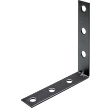 Conector unghiular din metal cu găuri pentru fixare