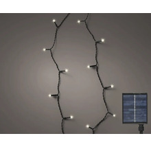 Ghirlandă luminoasă solară cu mai multe lumini și panou solar