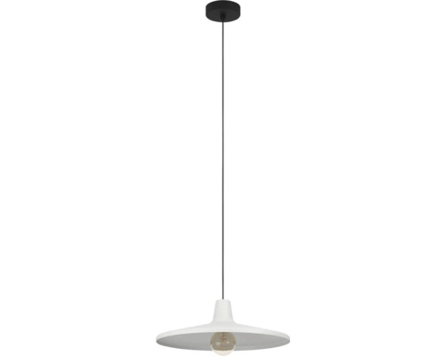 Lampa suspendată cu abajur rotund și bec