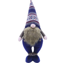 Gnom decorativ cu căciulă și barbă ca decorațiune festivă