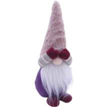 Figurină decorativă de pitic cu căciulă, barbă și mănuși