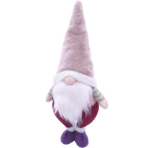 Gnom decorativ de pluș cu căciulă și barbă