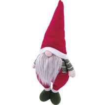 Gnom decorativ de Crăciun cu barbă și căciulă