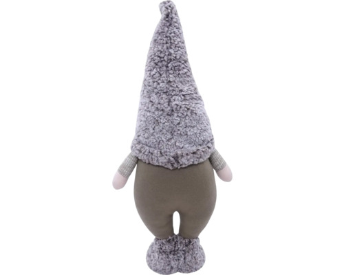 Păpușă decorativă din material textil cu pălărie