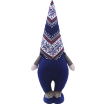 Figurină decorativă din material textil cu căciulă și detalii de pitic