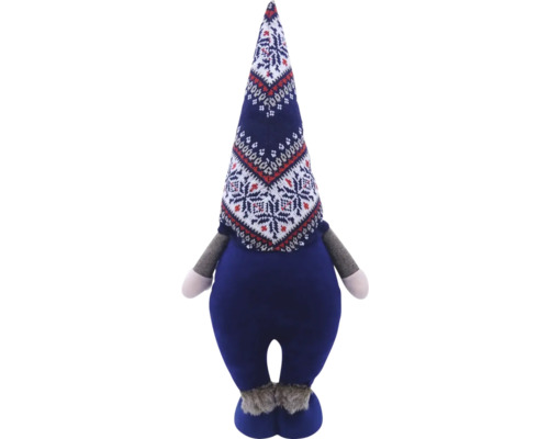 Figurină decorativă din material textil cu căciulă și detalii de pitic