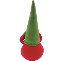 Vedere din spate a unei figurine decorative cu pălărie