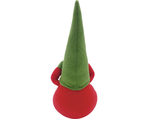 Vedere din spate a unei figurine decorative cu pălărie