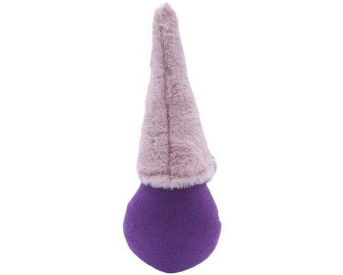 Căciulă decorativă de pitic din material textil cu imitație de blană