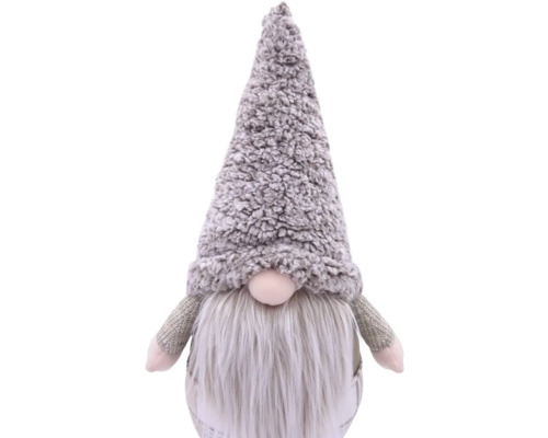 Spiriduș decorativ de Crăciun cu căciulă și barbă