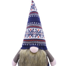 Gnom decorativ cu căciulă și barbă