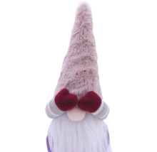 Figurină decorativă de pitic cu barbă și căciulă