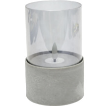 Lumânare LED cu capac de sticlă cilindric