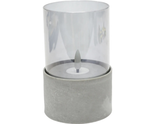 Lumânare LED cu capac de sticlă cilindric