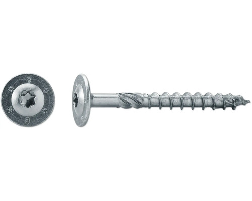Șuruburi pentru lemn cu cap semibombat Torx Dresselhaus JD-Plus 8x340mm oțel zincat 50 piese Şurub pentru lemn cu cap lenticular și acționare Torx