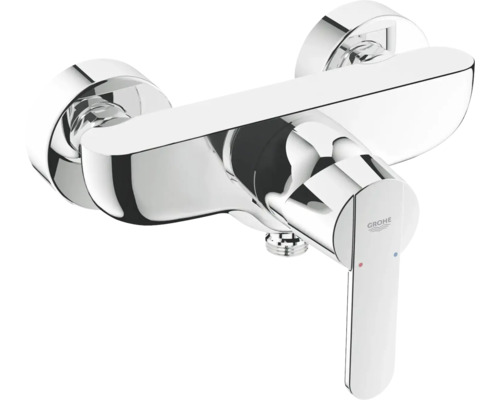 Baterie duș monocomandă GROHE Get cartuș ceramic 46 mm GROHE SilkMove crom Baterie de duș monocomandă Grohe pentru montare pe perete