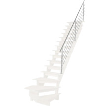 Scară cu balustradă din oțel inoxidabil