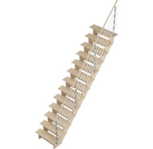 Balustradă Pertura Linos aluminiu cu mână curentă fag-thumb-1 Balustradă Pertura Linos aluminiu cu mână curentă fag-thumb-1