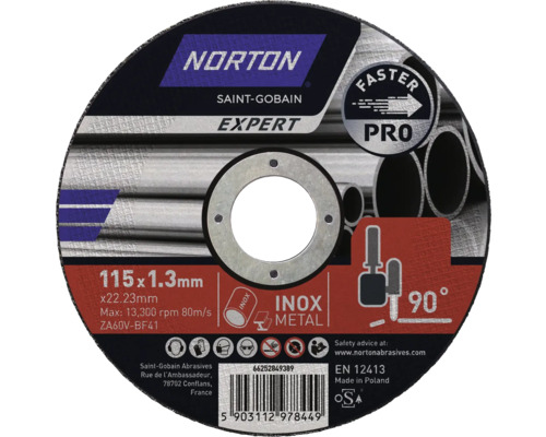 Disc debitare metal Norton Expert Pro Ø115x22,33mm