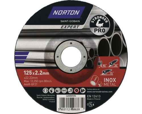 Disc debitare metal Norton Expert Ø125x1,6x22,23mm