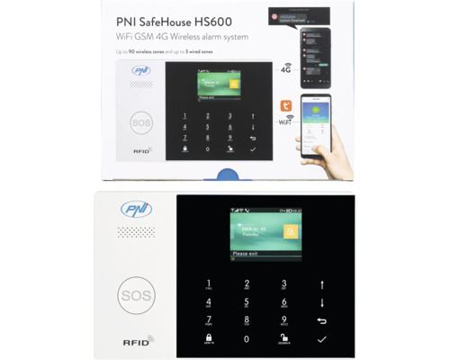 Sistem de alarmă wireless PNI SafeHouse HS600 WiFi GSM 4G