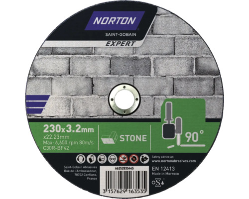 Disc debitare piatră Norton Expert Ø230x3,2x22,23mm
