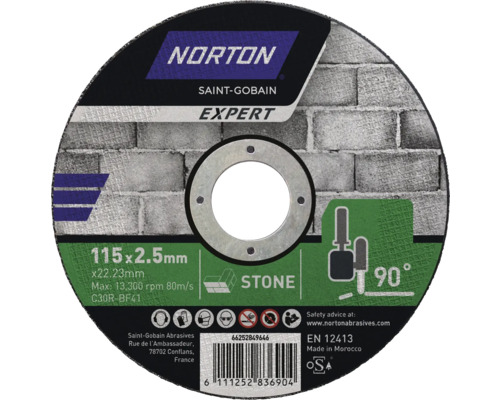 Disc debitare piatră Norton Expert Ø115x2,5x22,23mm
