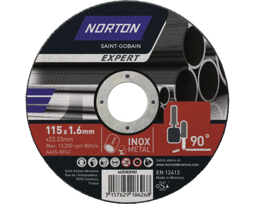 Disc debitare metal Norton Expert Ø115x1x22,23mm