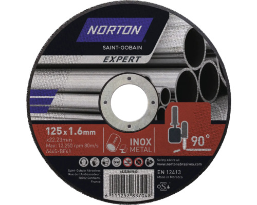 Disc debitare metal Norton Expert Ø125x1,9x22,23mm