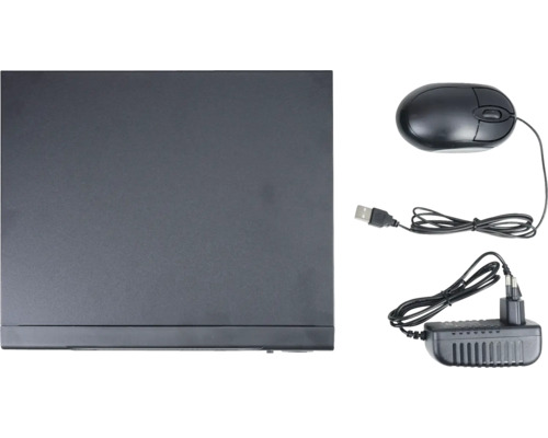 Înregistrator de supraveghere cu mouse și adaptor de alimentare