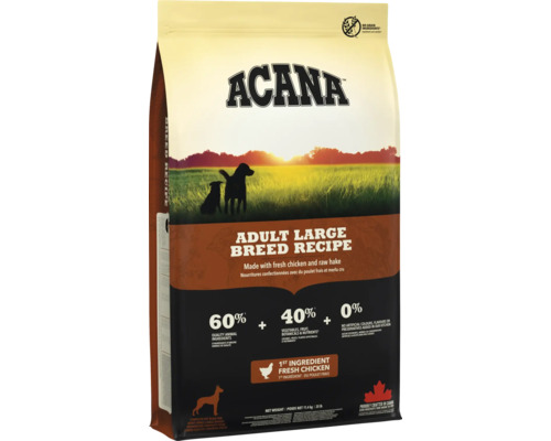 Hrană uscată pentru câini ACANA Adult Talie Mare cu pui și pește fără cereale 11,4 kg Hrană uscată pentru câini ACANA Adult Talie Mare cu pui și pește fără cereale 11,4 kg