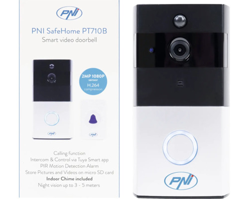 Sonerie video inteligentă PNI SafeHome PT710B