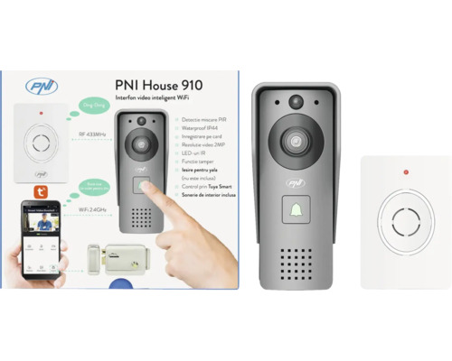 Interfon video WiFi PNI House 910