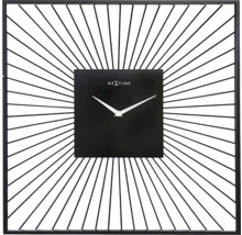 Ceas de perete cu logo Nextime cu design abstract pătrat